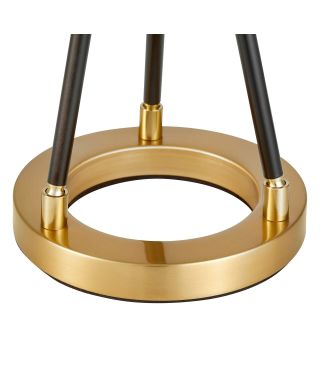 LAMPA NOCNA CZARNO-ZŁOTA BELFORTE