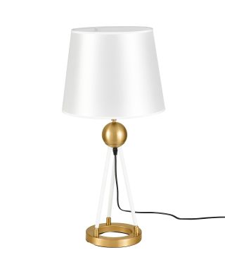 LAMPA NOCNA BIAŁO-ZŁOTA BELFORTE