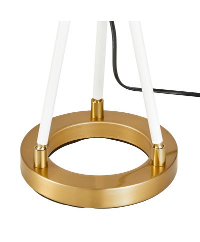 LAMPA NOCNA BIAŁO-ZŁOTA BELFORTE