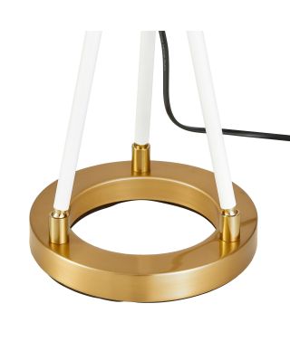 LAMPA NOCNA BIAŁO-ZŁOTA BELFORTE