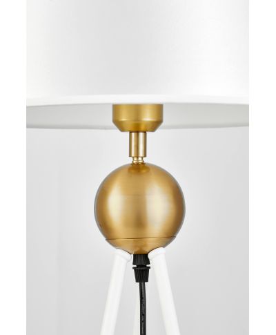 LAMPA NOCNA BIAŁO-ZŁOTA BELFORTE