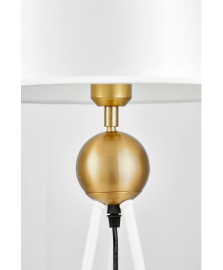 LAMPA NOCNA BIAŁO-ZŁOTA BELFORTE