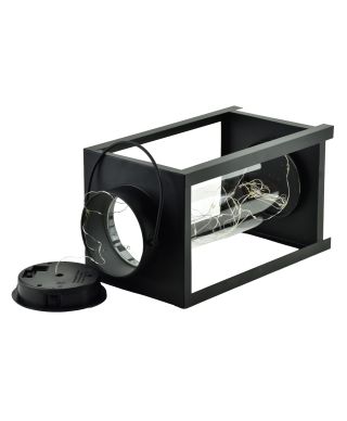 SOKKE Latarnia solarna 15x15x30 cm