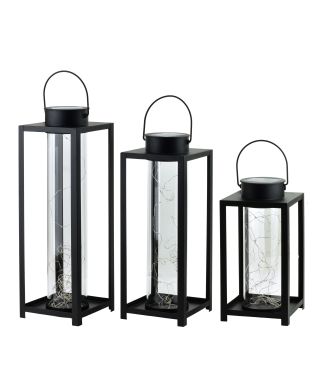 SOKKE Latarnia solarna 15x15x40 cm