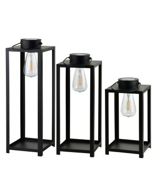 SOKKE Latarnia solarna 15x15x30 cm