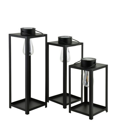 SOKKE Latarnia solarna 15x15x47 cm