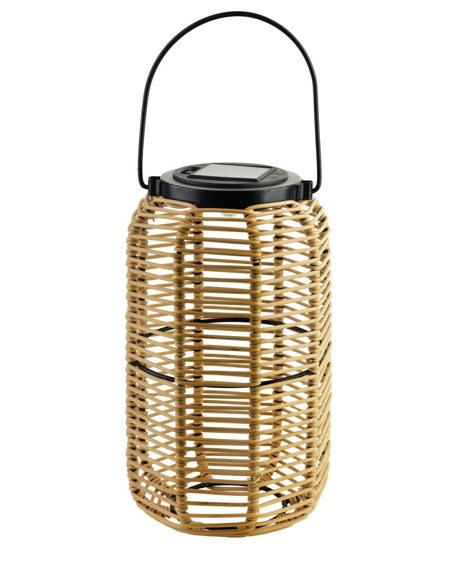 SOKKE NATURE Lampion solarny 15x15x25/36cm