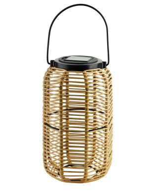 SOKKE NATURE Lampion solarny 15x15x25/36cm