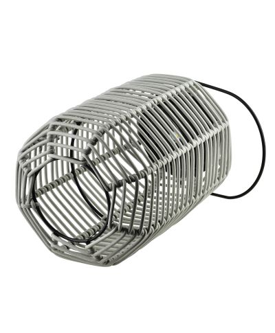SOKKE GREY Lampion solarny 15x15x25/36cm