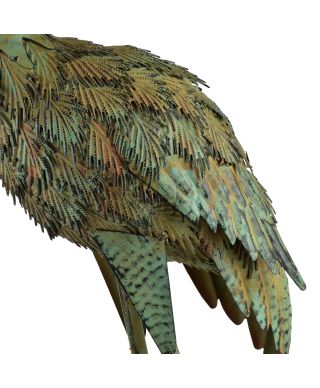 CEDRIC Figura metalowa CZAPLA 28x20x83,5 cm