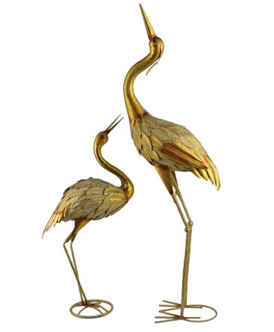 CEDRIC Figura metalowa CZAPLA 102cm