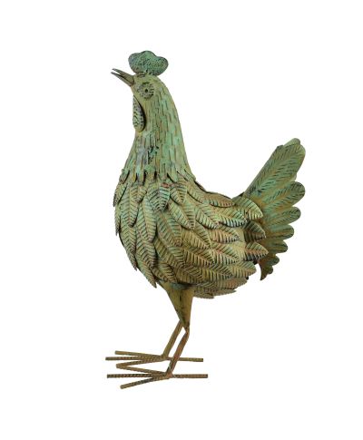 CEDRIC Figura metalowa KURA 52cm