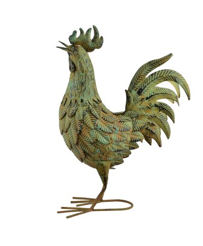 CEDRIC Figura metalowa KOGUT 53cm