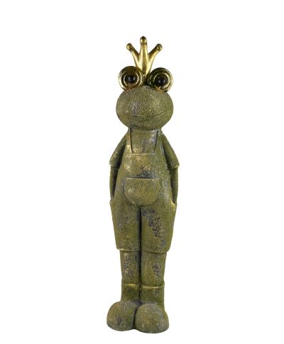 LARI Figura żaba 17x16,5x69CM chłopak