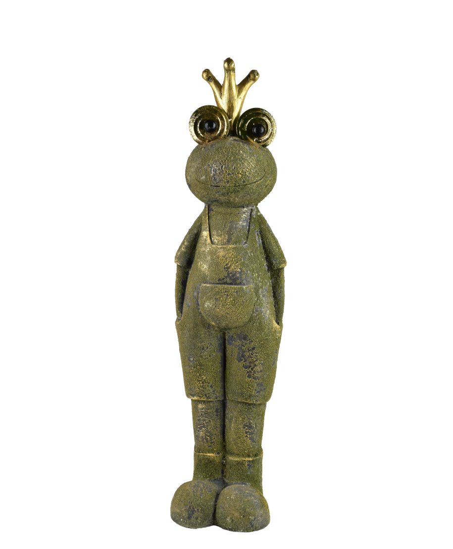 LARI Figura żaba 17x16,5x69CM chłopak