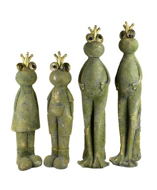 LARI Figura żaba 17x16,5x69CM chłopak