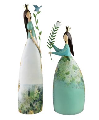 LYDIA Figura wróżka metalowa 25x11x73cm