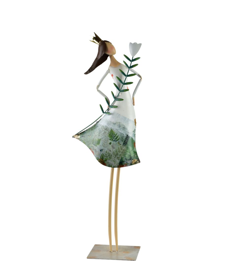 LYDIA Figura wróżka metalowa 24x10x72,5cm