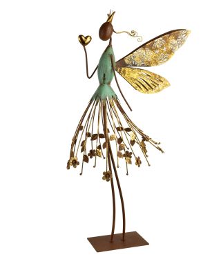 LYDIA Figura wróżka metalowa 37x16,5x76cm