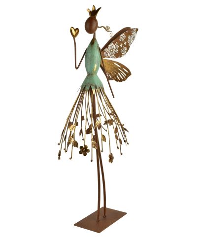 LYDIA Figura wróżka metalowa 37x16,5x76cm