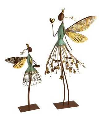 LYDIA Figura wróżka metalowa 31x10x51cm