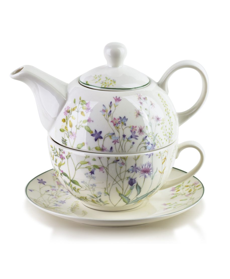 FACCIA VERDE Dzbanek z filiżanką TEA FOR ONE 280ml/410ml