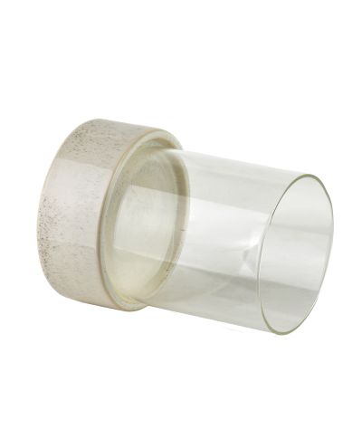 EVAM BEIGE Świecznik 14x14x14 cm