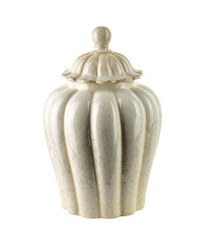 EVAM Pojemnik ceramiczny z pokrywą 21x21x32,5 cm