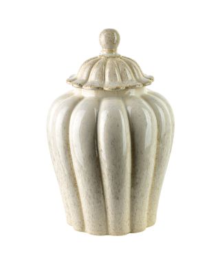 EVAM Pojemnik ceramiczny z pokrywą 21x21x32,5 cm