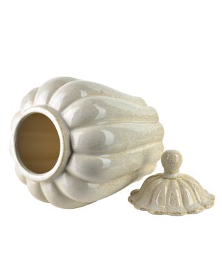 EVAM Pojemnik ceramiczny z pokrywą 21x21x32,5 cm