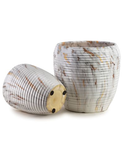 NEVA Komplet 2 osłonek ceramicznych 30,5x30,5x30,5cm 20,5x20,5x23cm