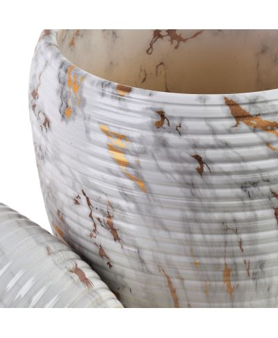 NEVA Komplet 2 osłonek ceramicznych 30,5x30,5x30,5cm 20,5x20,5x23cm