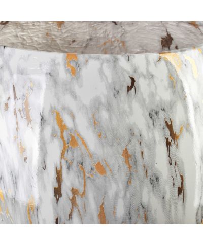 NEVA MARBLE Komplet 3 osłonek ceramicznych 42,5x42,5x39/28x28x27/20x20x19cm BIG