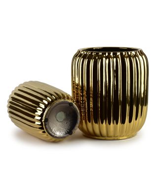 NEVA GOLD Komplet 2 osłonek ceramicznych 40x40x44cm 28x28x40,5cm BIG