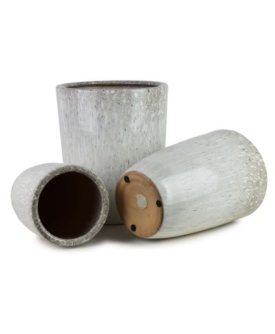 NEVA MARBLE Komplet 3 osłonek ceramicznych 37x37x45,5cm 30,5x30,5x42,5cm 24x24x40cm BIG