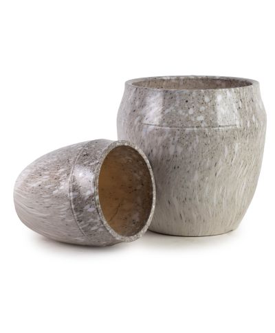 NEVA Komplet 2 osłonek ceramicznych 30,5x30,5x30,5cm 20,5x20,5x23cm BIG