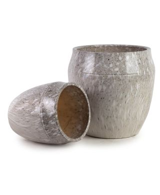 NEVA Komplet 2 osłonek ceramicznych 30,5x30,5x30,5cm 20,5x20,5x23cm BIG