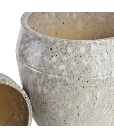 NEVA Komplet 2 osłonek ceramicznych 30,5x30,5x30,5cm 20,5x20,5x23cm BIG