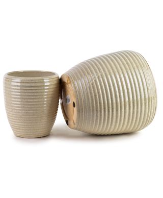 NEVA Komplet 2 osłonek ceramicznych 30,5x30,5x30,5cm 20,5x20,5x23cm