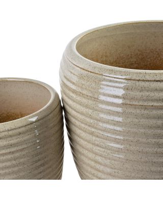 NEVA Komplet 2 osłonek ceramicznych 30,5x30,5x30,5cm 20,5x20,5x23cm