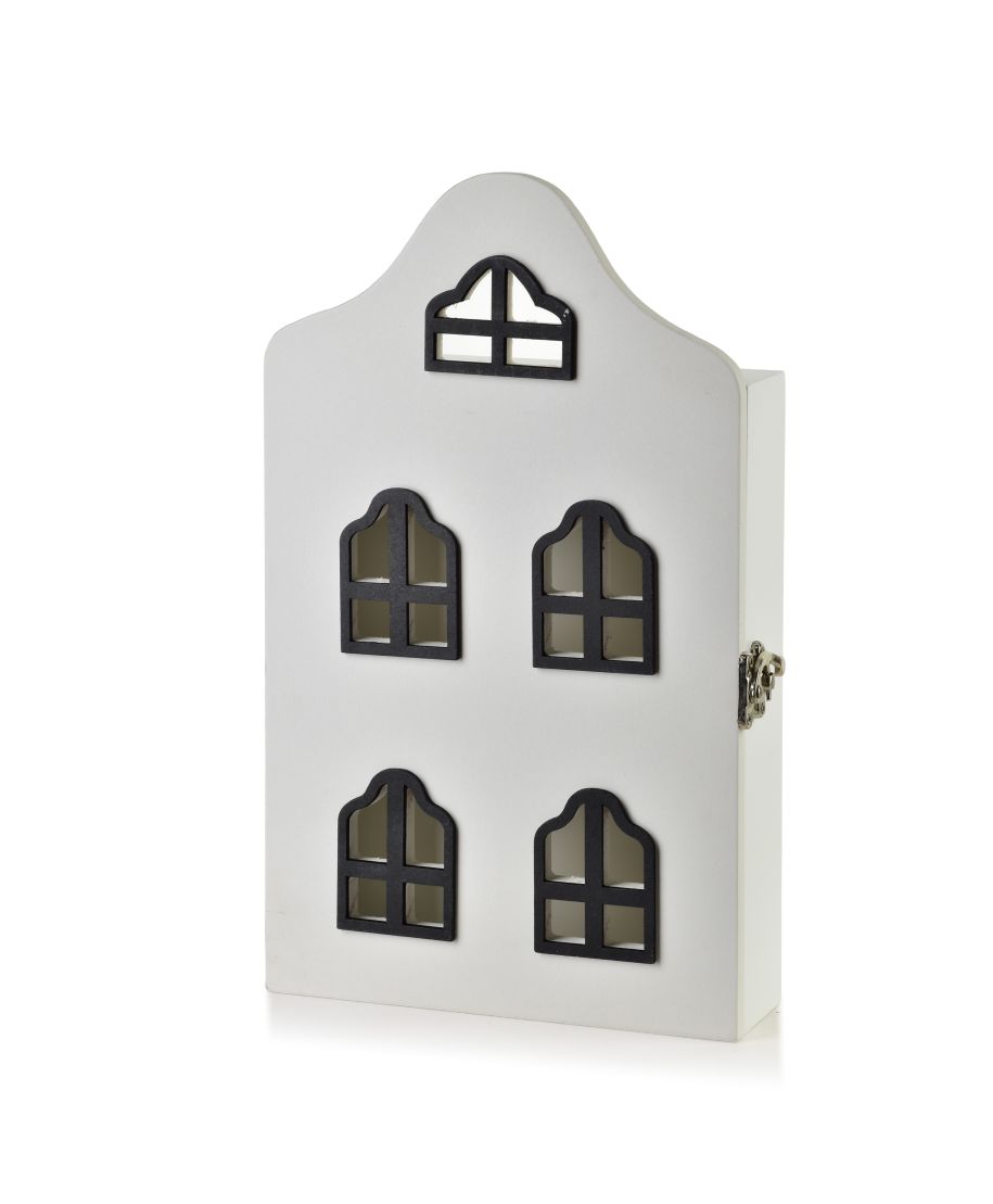 STACY Skrzynka na klucze 17,5x5,5x29,5cm Domek