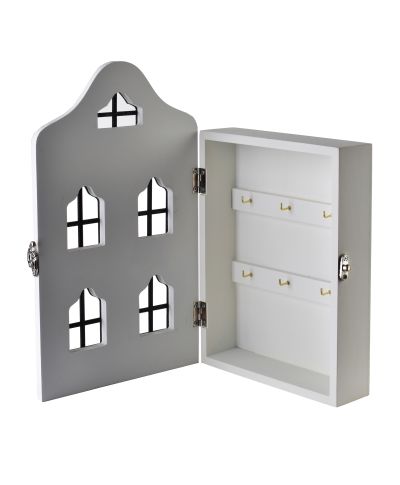 STACY Skrzynka na klucze 17,5x5,5x29,5cm Domek