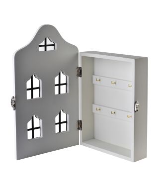 STACY Skrzynka na klucze 17,5x5,5x29,5cm Domek