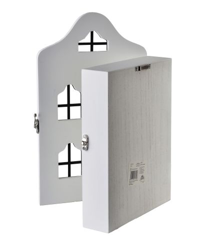 STACY Skrzynka na klucze 17,5x5,5x29,5cm Domek