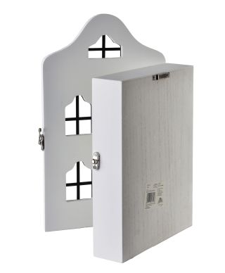 STACY Skrzynka na klucze 17,5x5,5x29,5cm Domek