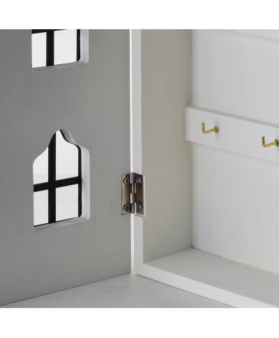 STACY Skrzynka na klucze 17,5x5,5x29,5cm Domek