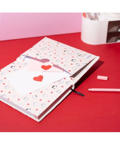 Snoopy Love - notes A5 pluszowy