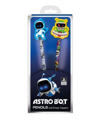 Astro Bot Astro and Alien - 2 ołówki z gumkami do mazania