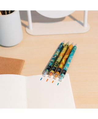 Van Gogh Museum - zestaw 4 długopisów kolorowych