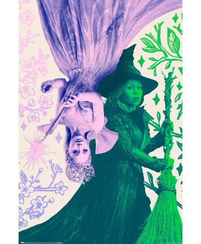 Wicked 2 Elphaba Glinda - plakat